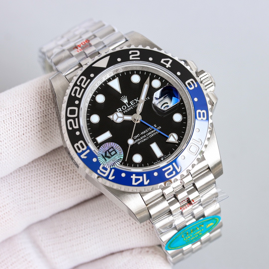 腕時計ロレックス SUPRE品 GMTマスター 3285 ムーブメント搭載