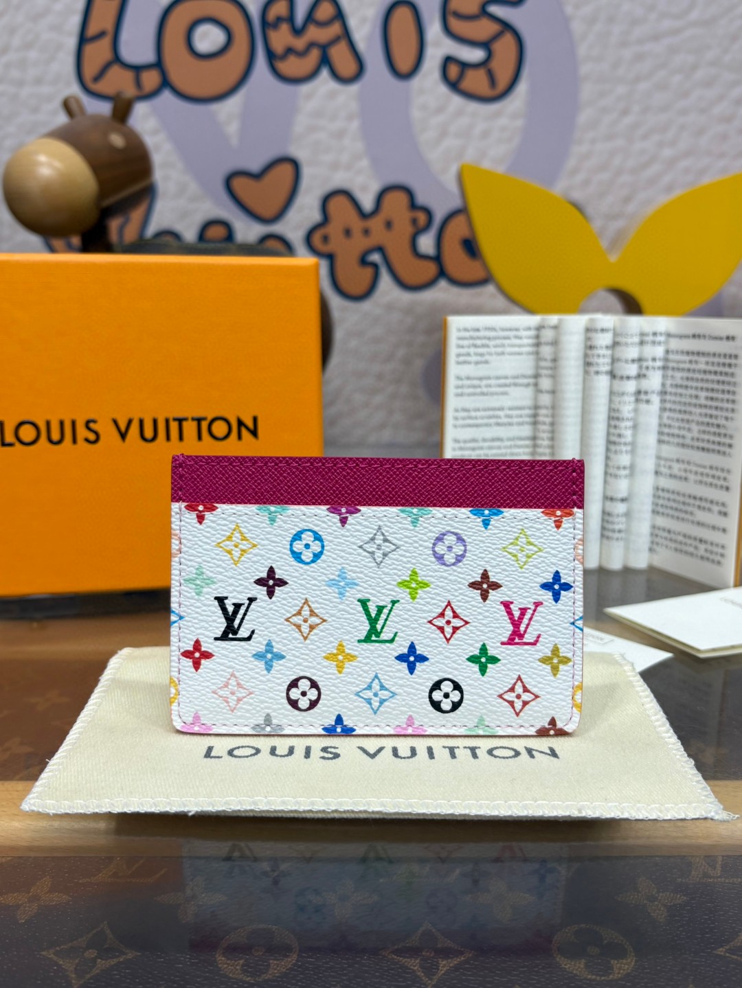 2025 超美品質 ルイヴィトン × 村上隆 定番財布 カードケース 2502