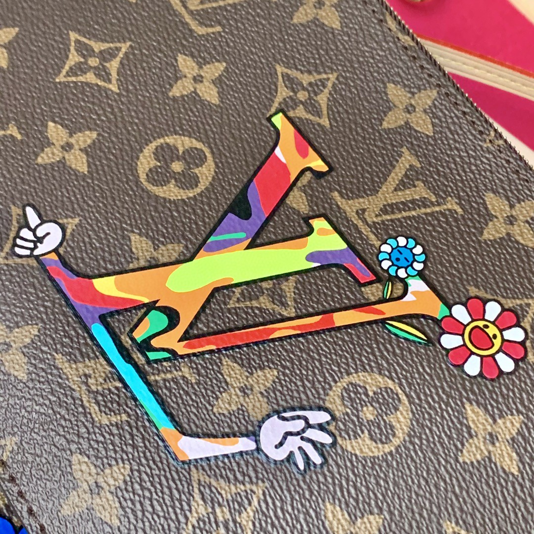 ★ルイヴィトン×村上隆コラボ★LV × TM ネヴァーフル MM