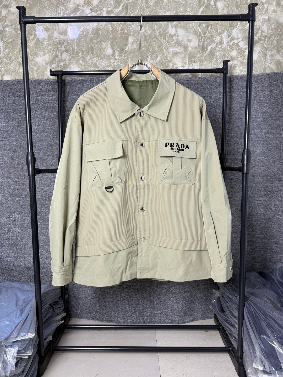 秋冬服 2024新作 プラダ ジャケット トレンチコート  メンズ