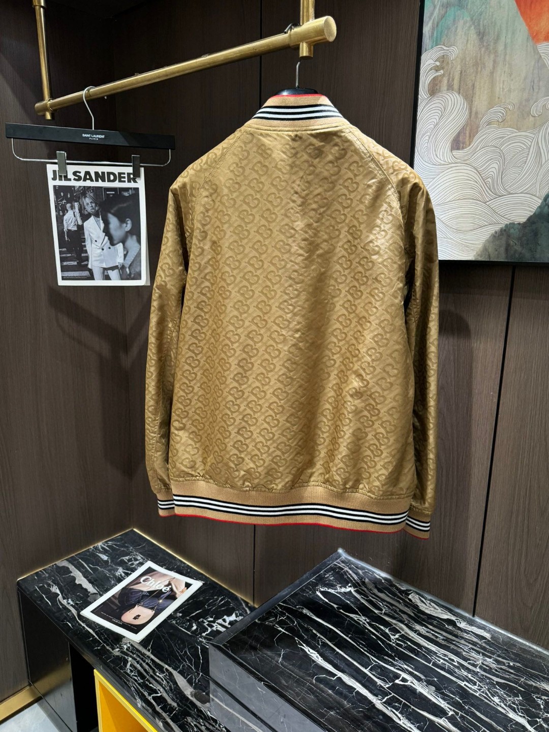 秋冬服 2024新作 バーバリー ジャケット トレンチコート メンズ