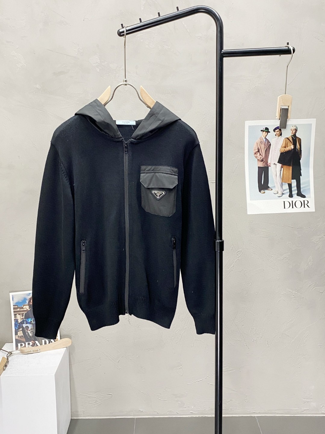 秋冬服 2024新作 プラダ ジャケット トレンチコート メンズ