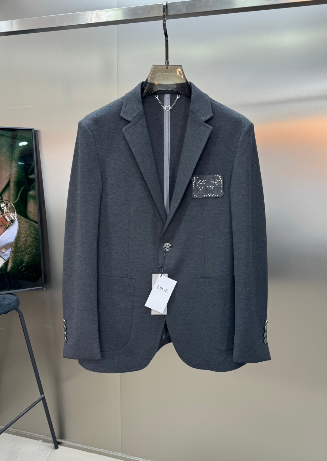 秋冬服 2024新作 クリスチャンディオール ジャケット トレンチコート メンズ