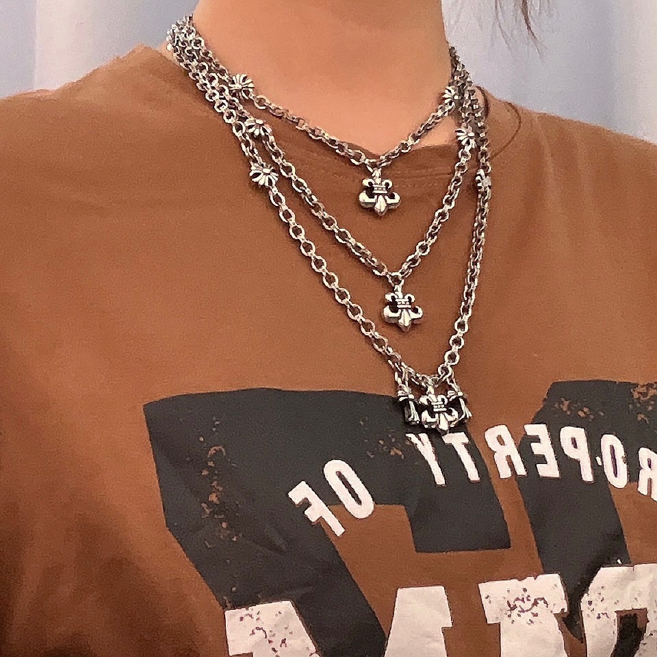 クロムハーツ 100% 925 シルバー 正規品品質 ネックレス 恋人