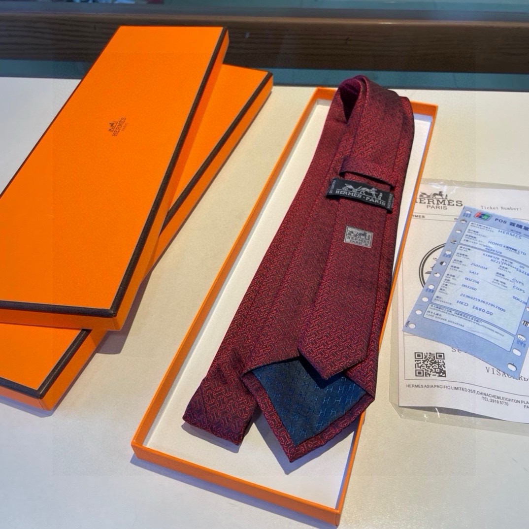 2024 エルメス シルク Tie ネクタイ 紳士 2407LLHJ80