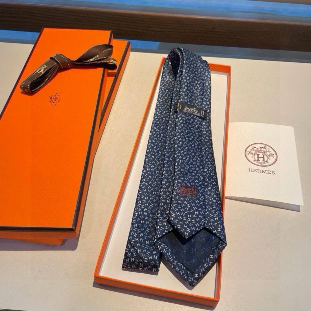 2024 エルメス シルク Tie ネクタイ 紳士 2407LLHJ80
