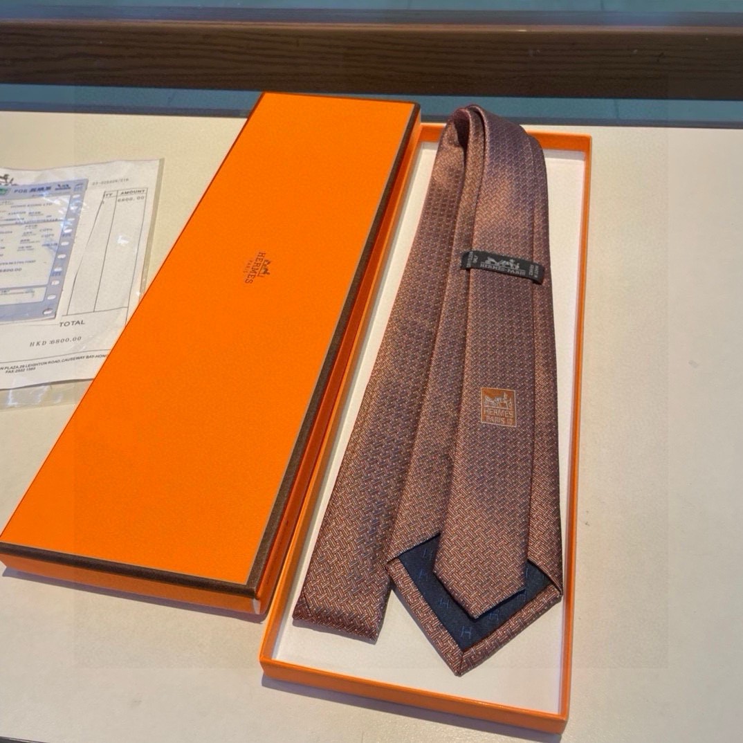 2024 エルメス シルク Tie ネクタイ 紳士 2407LLHJ75