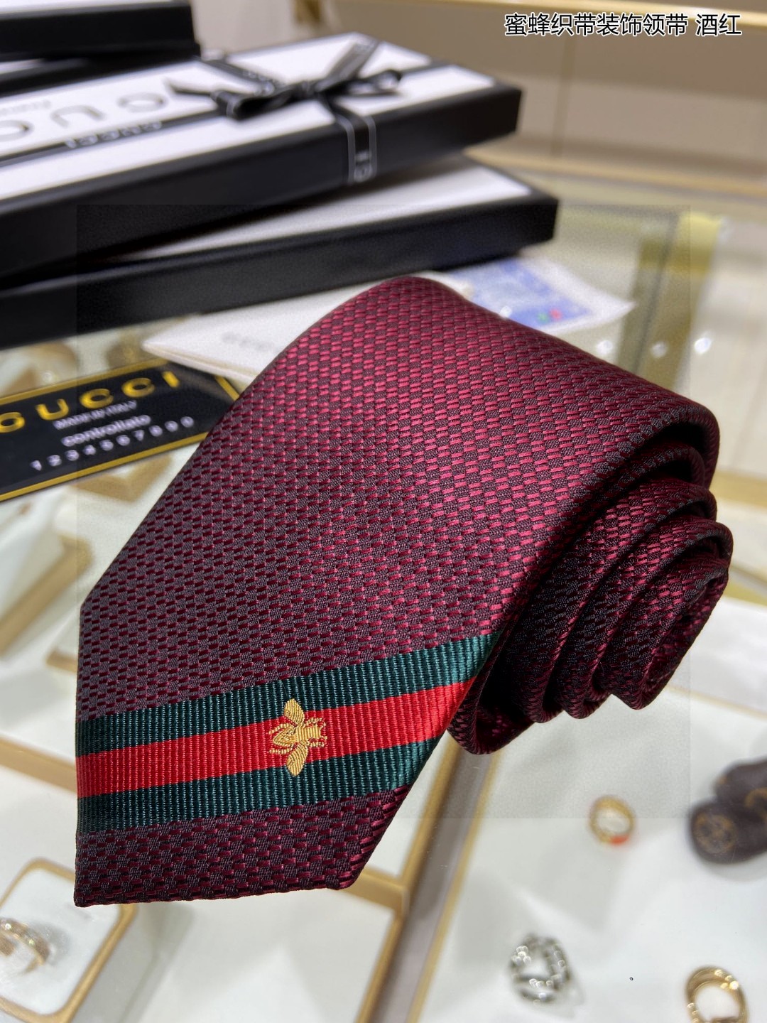 2024 グッチ シルク Tie ネクタイ 紳士 新品 2407XDHJ70
