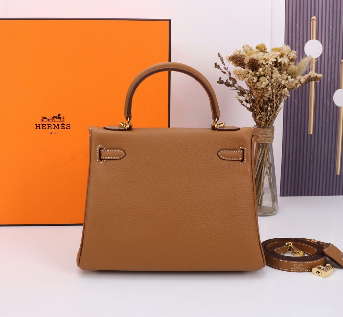 2024 エルメス ケリー25CM/28CM TOGO ショルダーバッグ