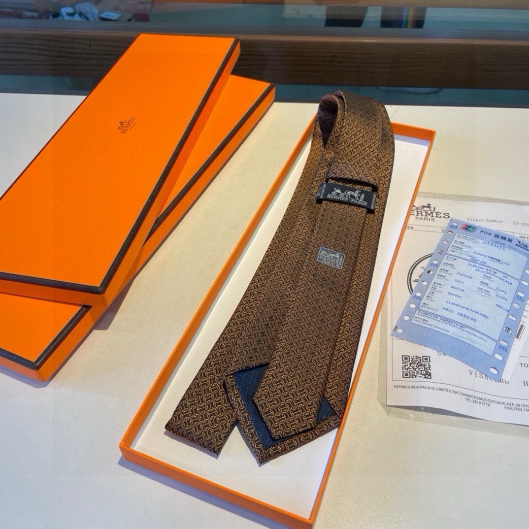 2024 エルメス シルク Tie ネクタイ 紳士 2407LLHJ80