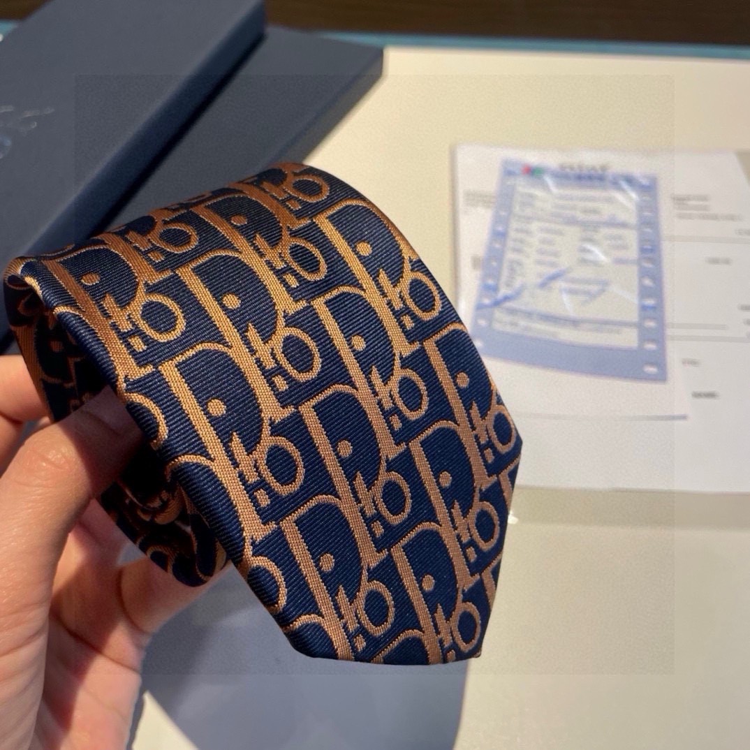 2024クリスチャンディオール シルク Tie ネクタイ 紳士2406
