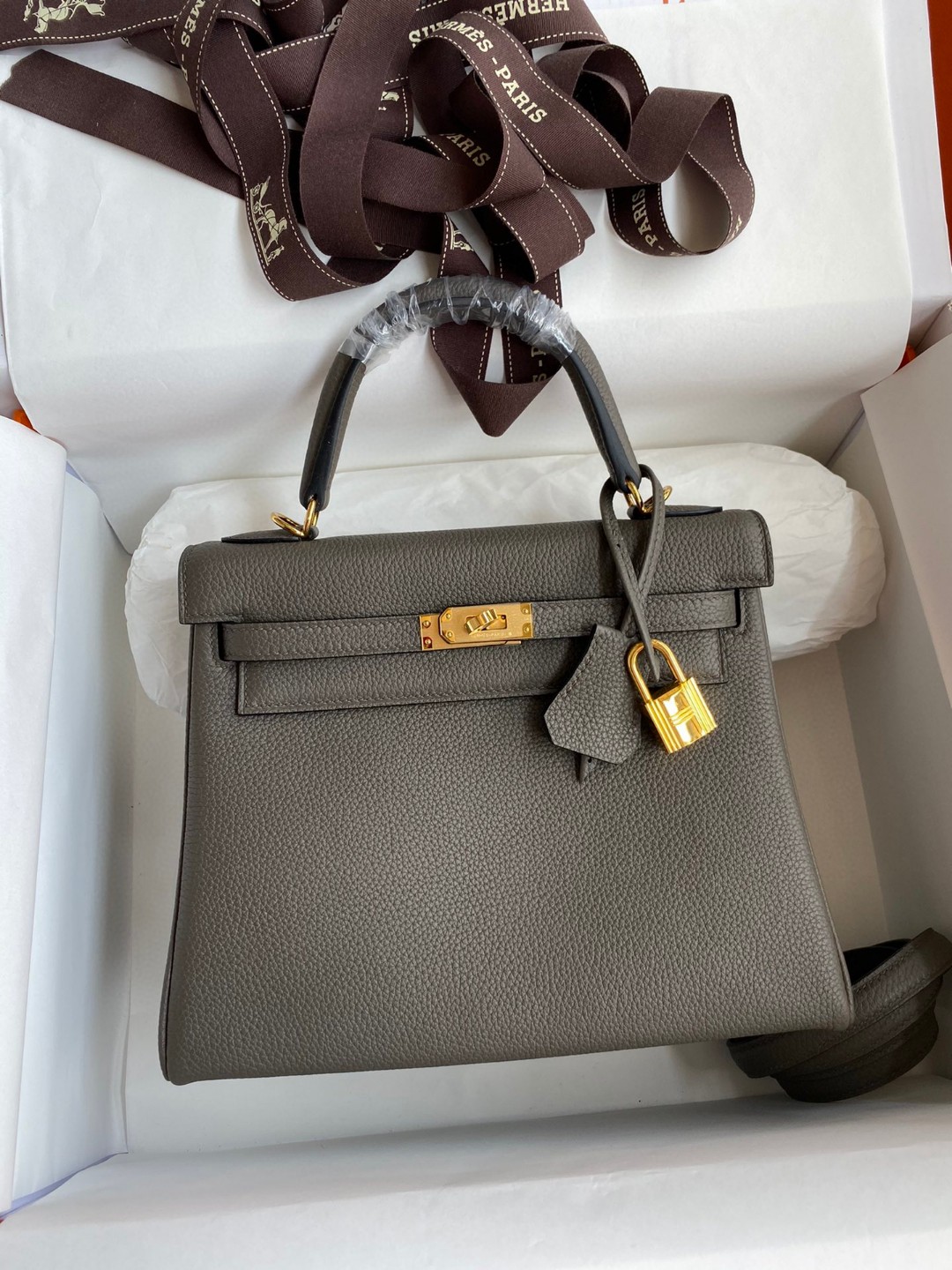 エルメス ケリー 25CM 手作り TOGO 写真色