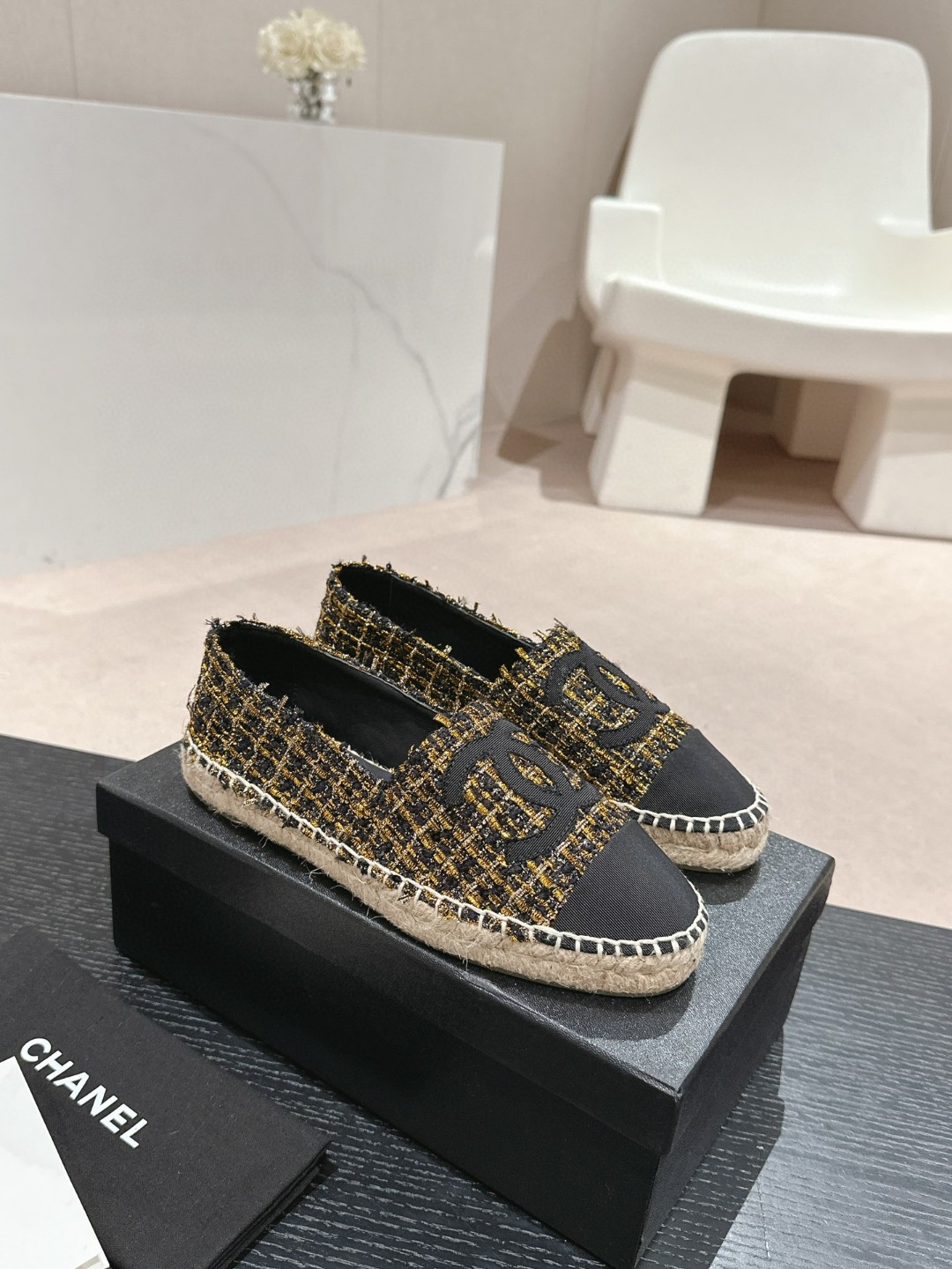 シャネル 【靴】 2024超美品 フラットシューズ ローファー
