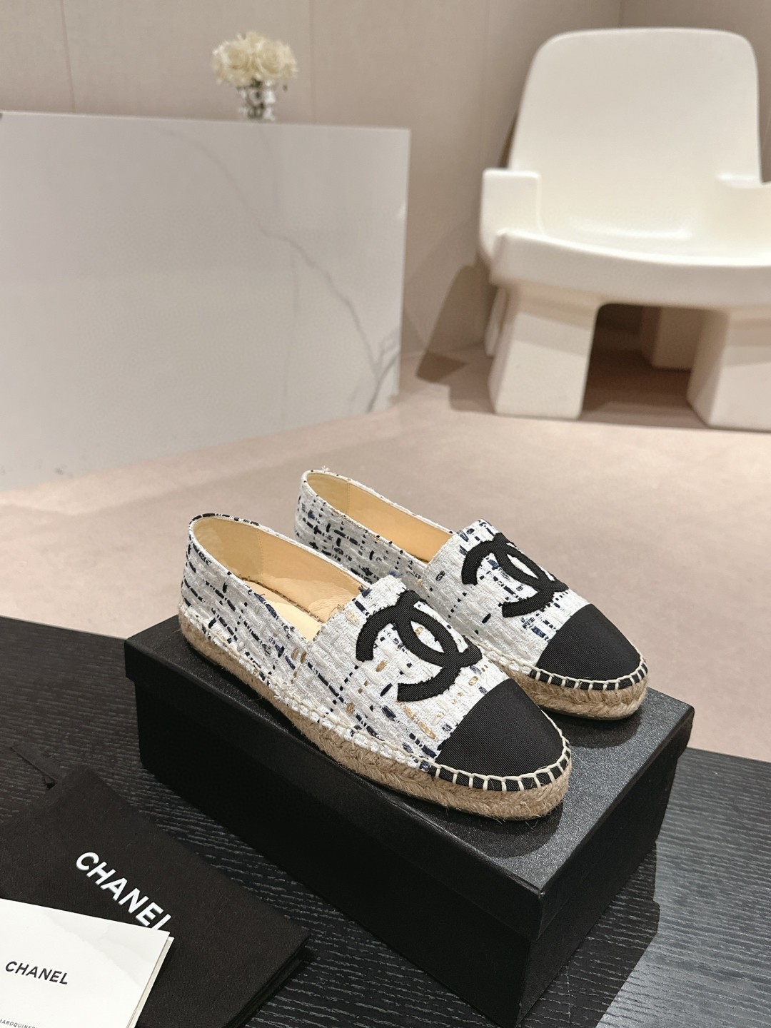 シャネル 【靴】 2024超美品 フラットシューズ ローファー