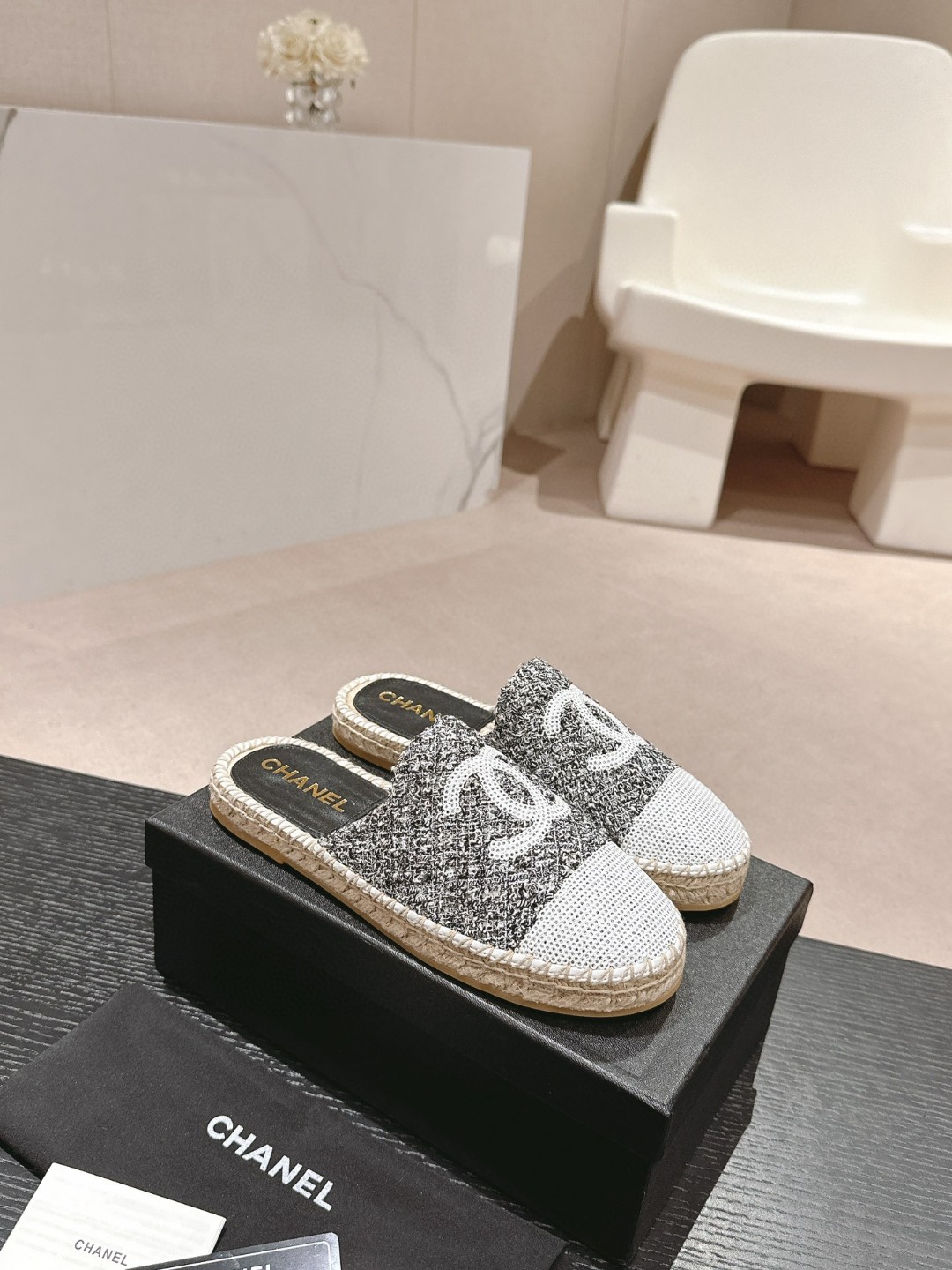 シャネル 【靴】 2024超美品 フラットシューズ ローファー