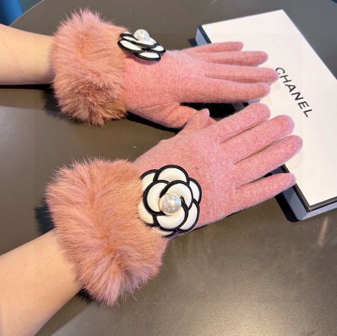 秋冬大人気新品 シャネル暖か てぶくろ【袋】