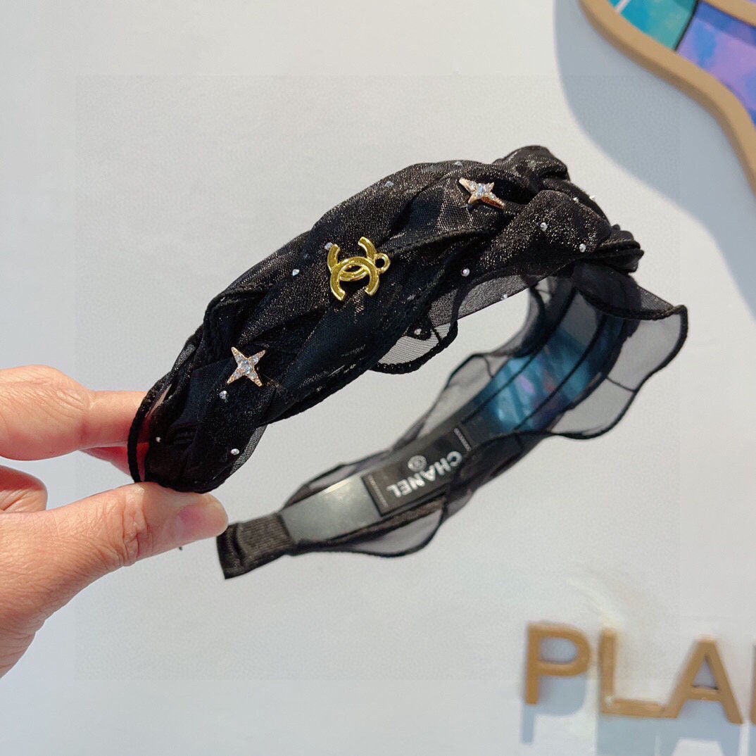 シャネル 秋冬新品 小物 髪飾り カチューシャ