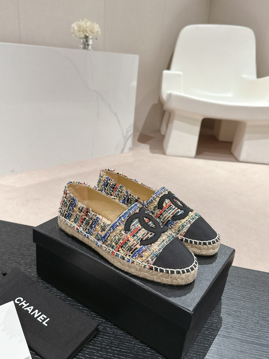 シャネル 【靴】 2024超美品 フラットシューズ ローファー