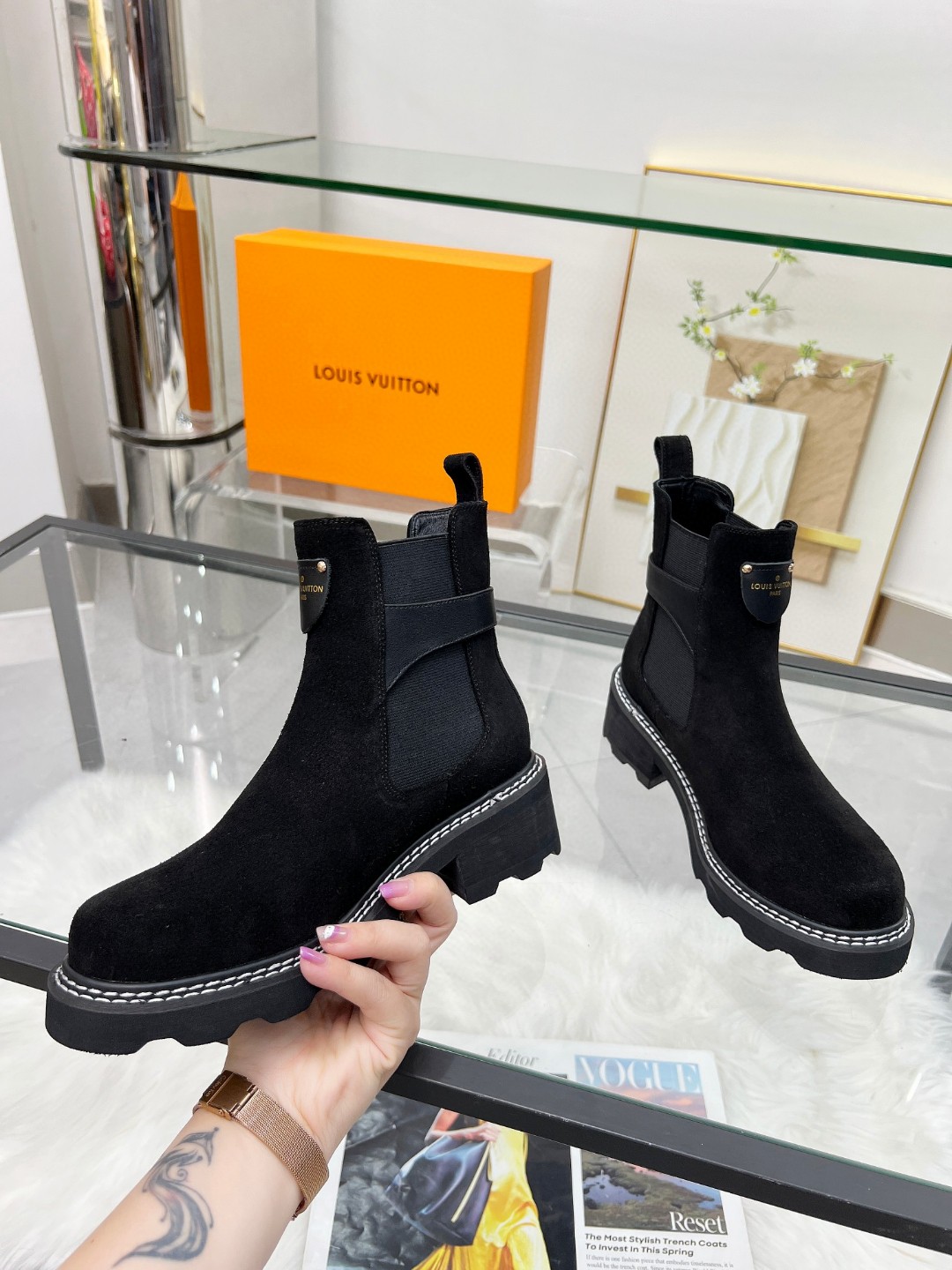 秋冬新品入荷 靴 ルイヴィトン ブーツ/ロングブーツ レディース