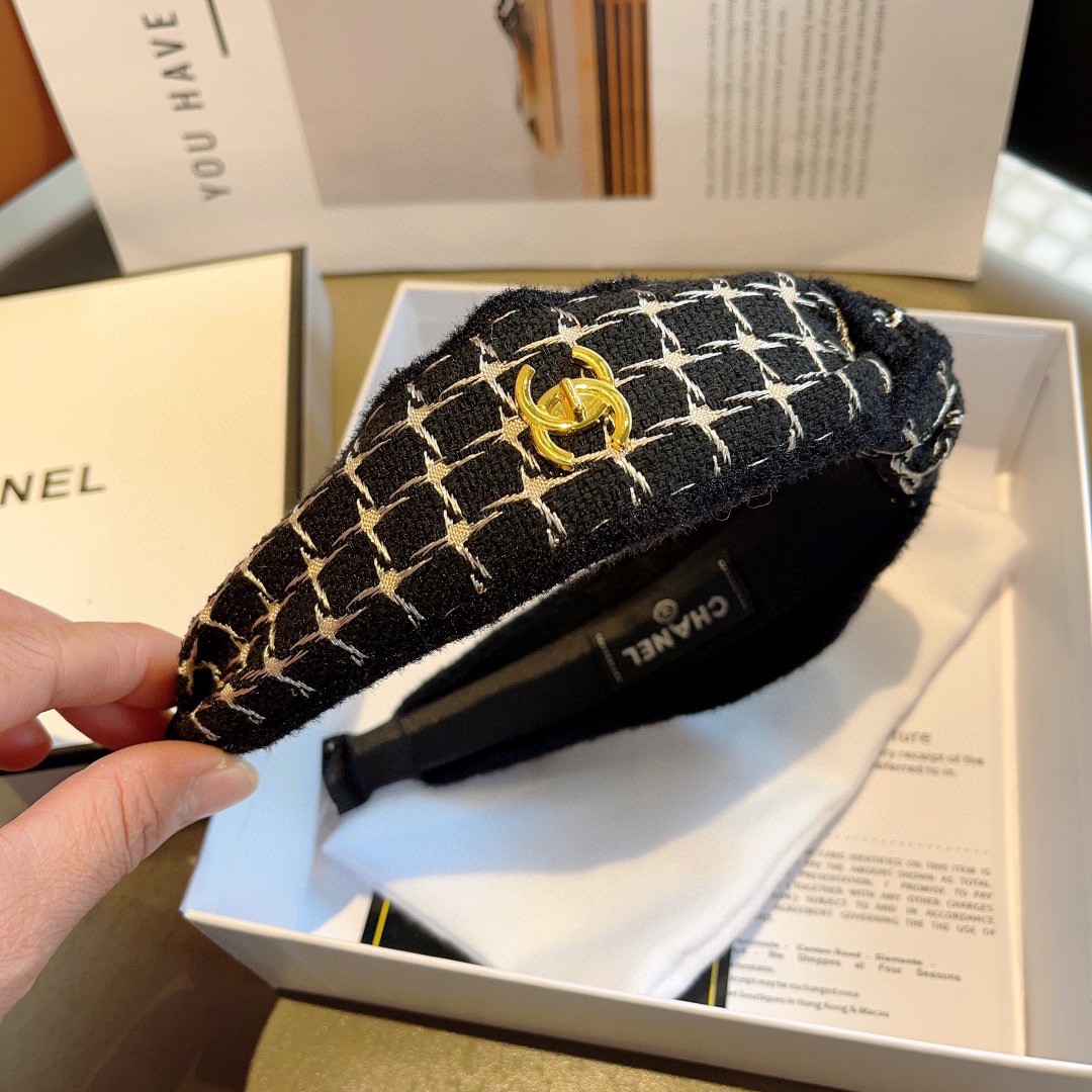 シャネル 秋冬新品 小物 髪飾り カチューシャ