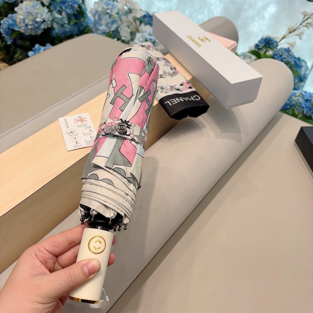2024夏新品 シャネル 傘 UVカット 防熱 遮光