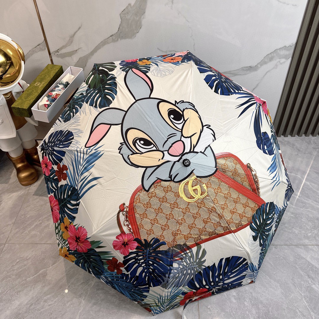 2024新作 夏用 グッチ 傘 UVカット 防熱 遮光