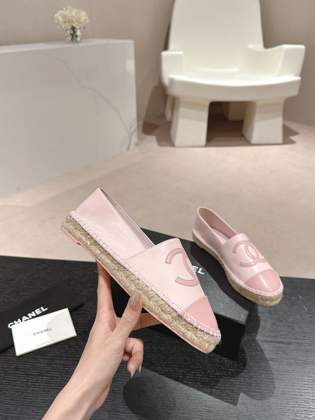 シャネル 【靴】 2024超美品 フラットシューズ ローファー