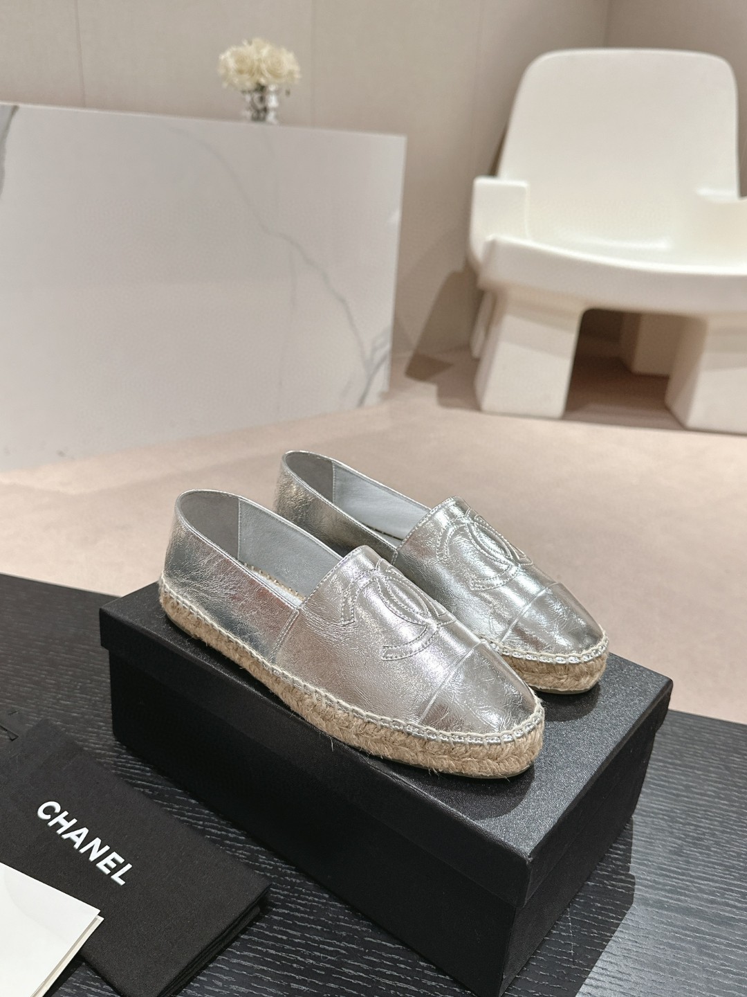 シャネル 【靴】 2024超美品 フラットシューズ ローファー