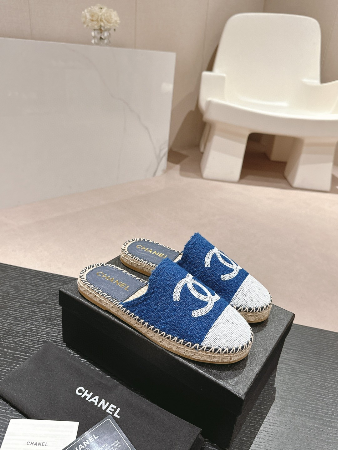 シャネル 【靴】 2024超美品 フラットシューズ ローファー