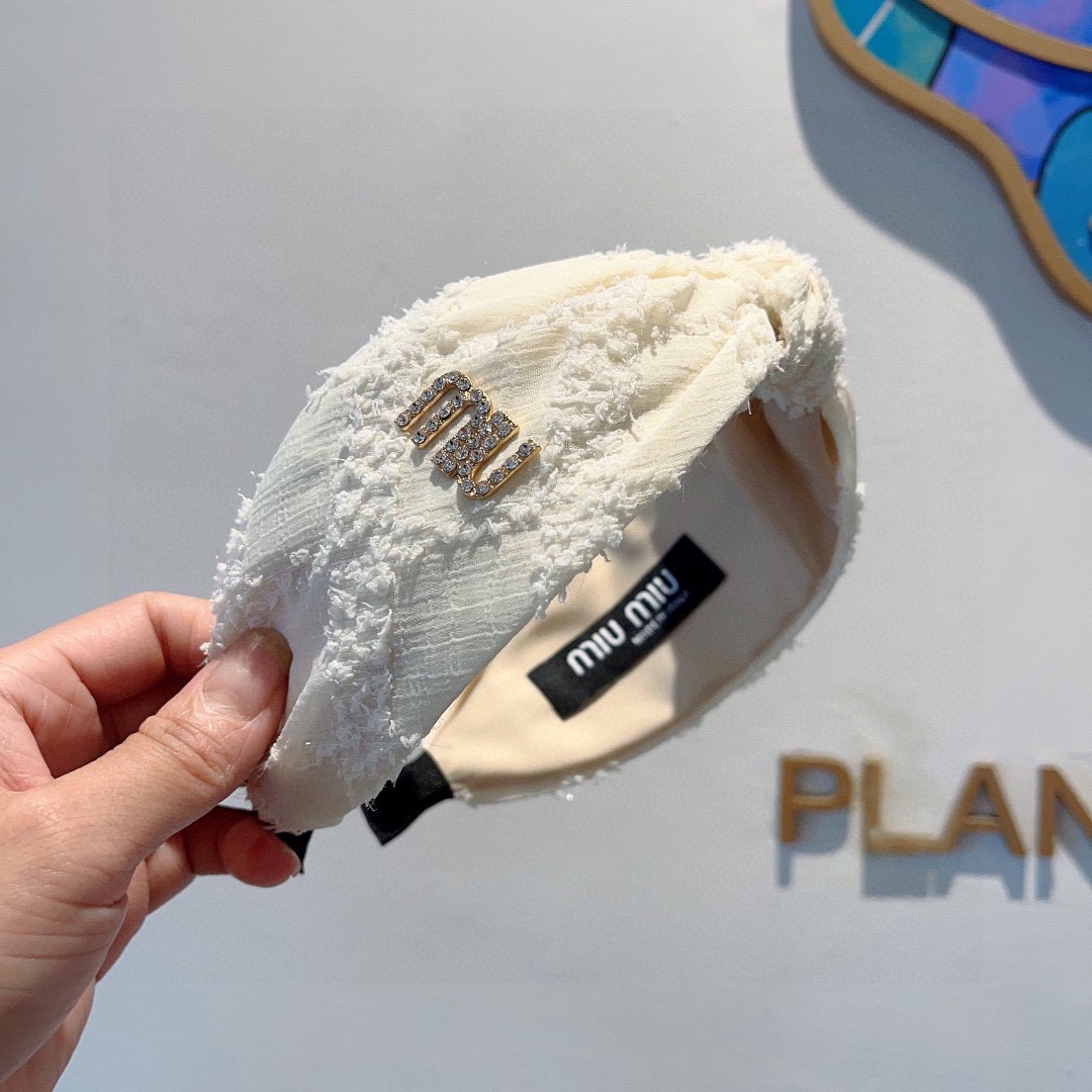 ミュウミュウ秋冬新品 小物 髪飾り カチューシャ