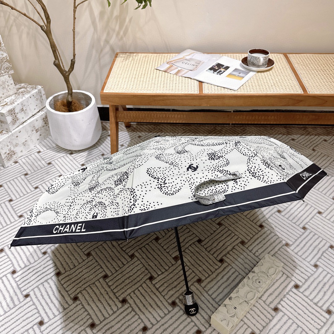2024夏新品 シャネル 傘 UVカット 防熱 遮光