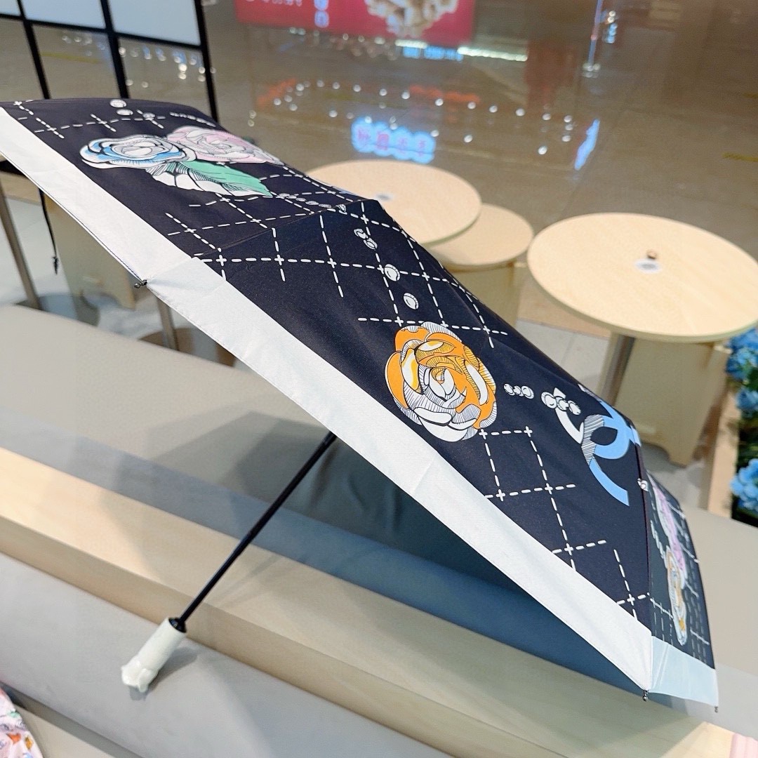 2024夏新品 シャネル 傘 UVカット 防熱 遮光