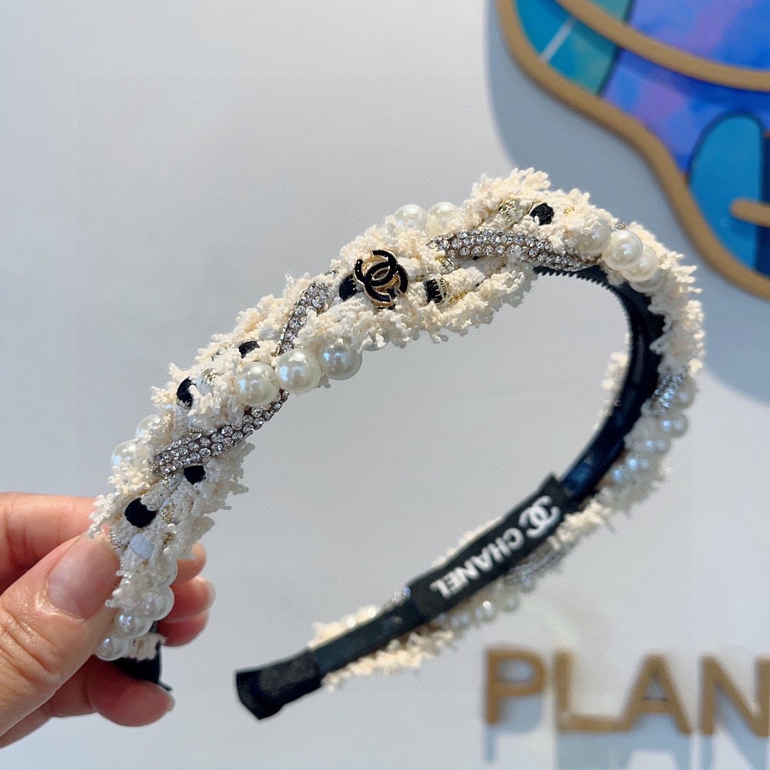 シャネル 秋冬新品 小物 髪飾り カチューシャ
