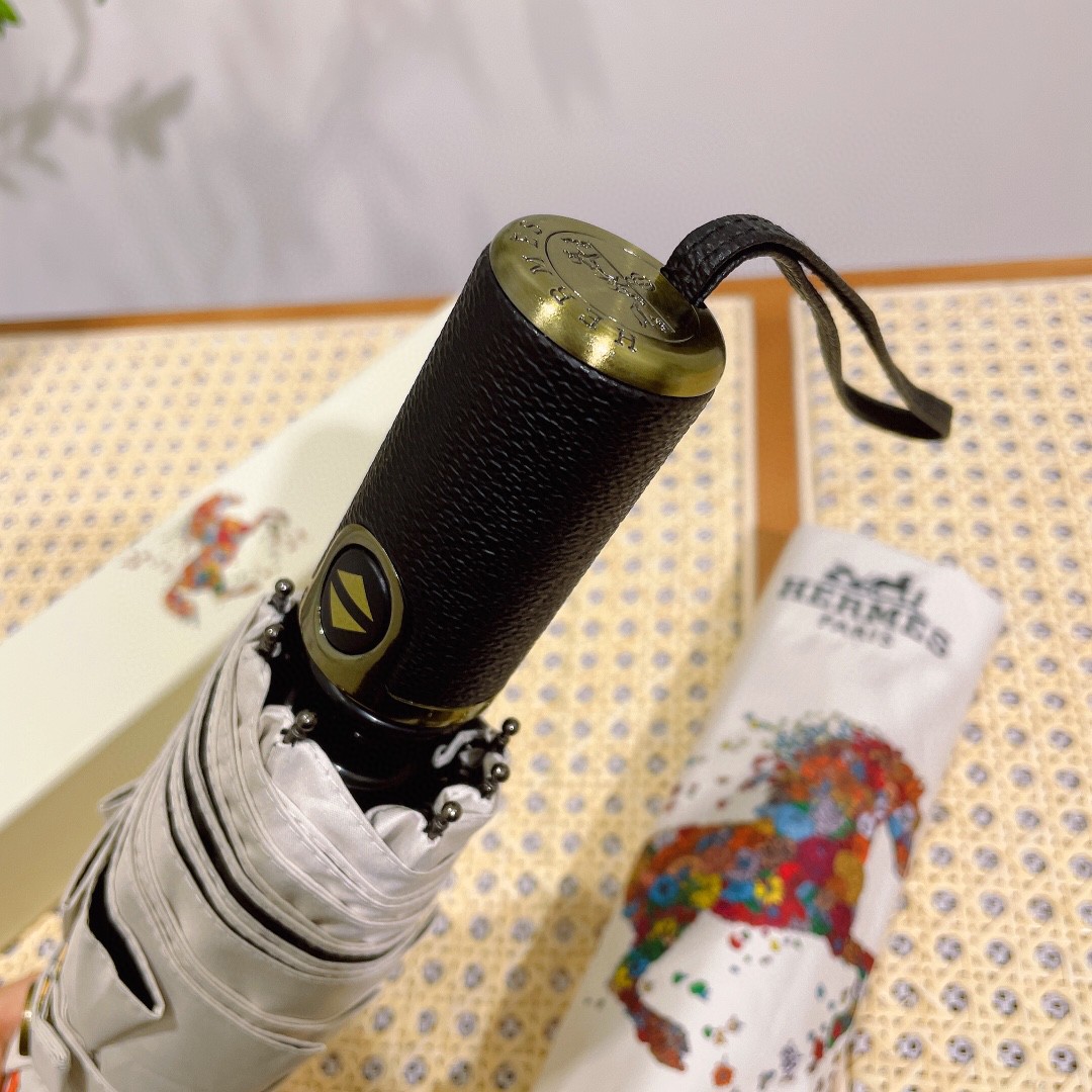2024夏新作 エルメス 傘 UVカット 防熱 遮光