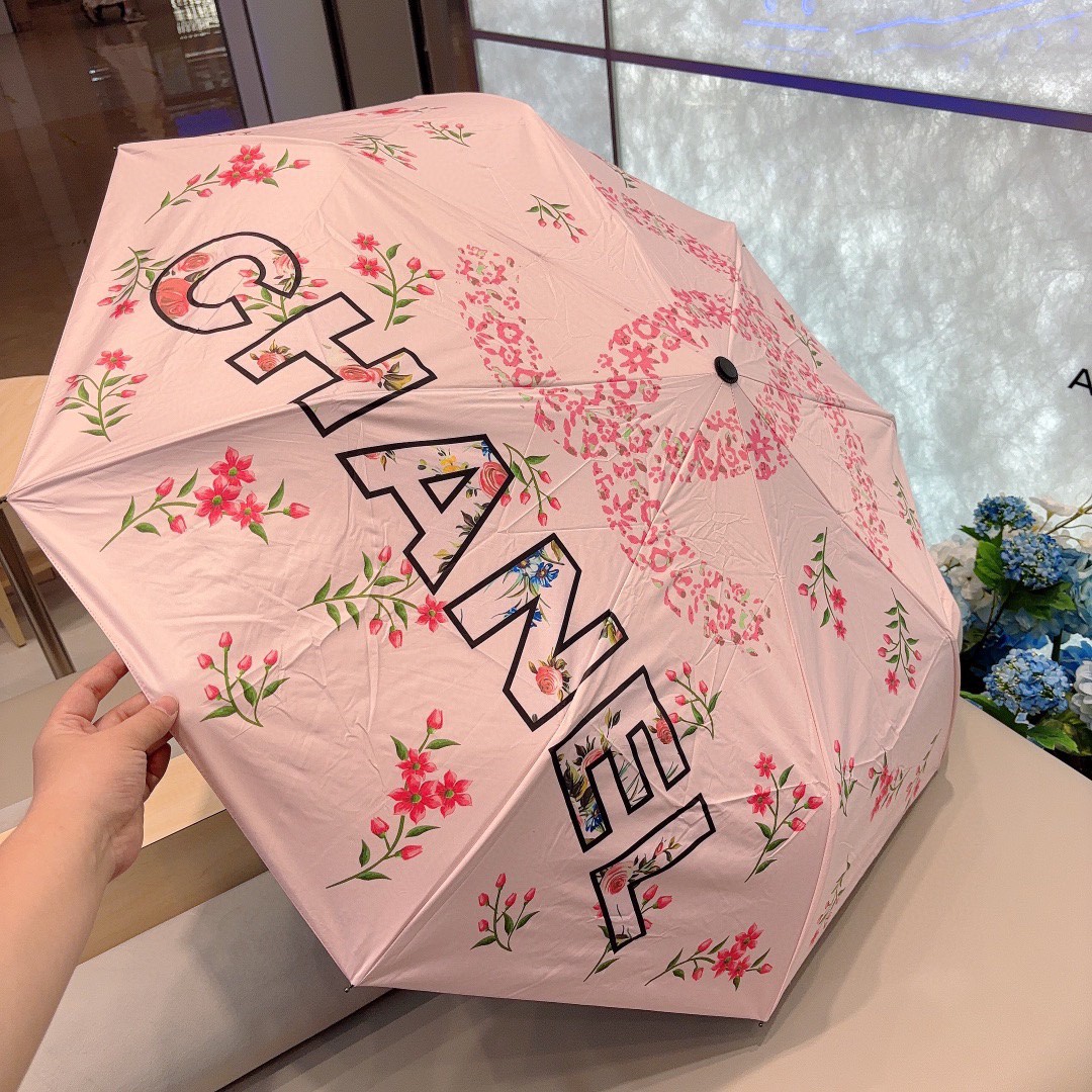 2024夏新品 シャネル 傘 UVカット 防熱 遮光