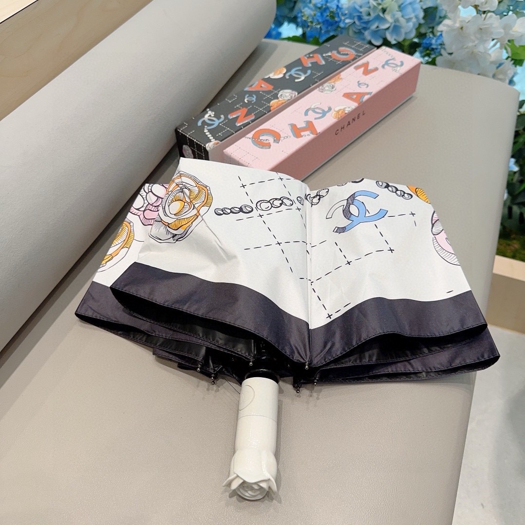 2024夏新品 シャネル 傘 UVカット 防熱 遮光