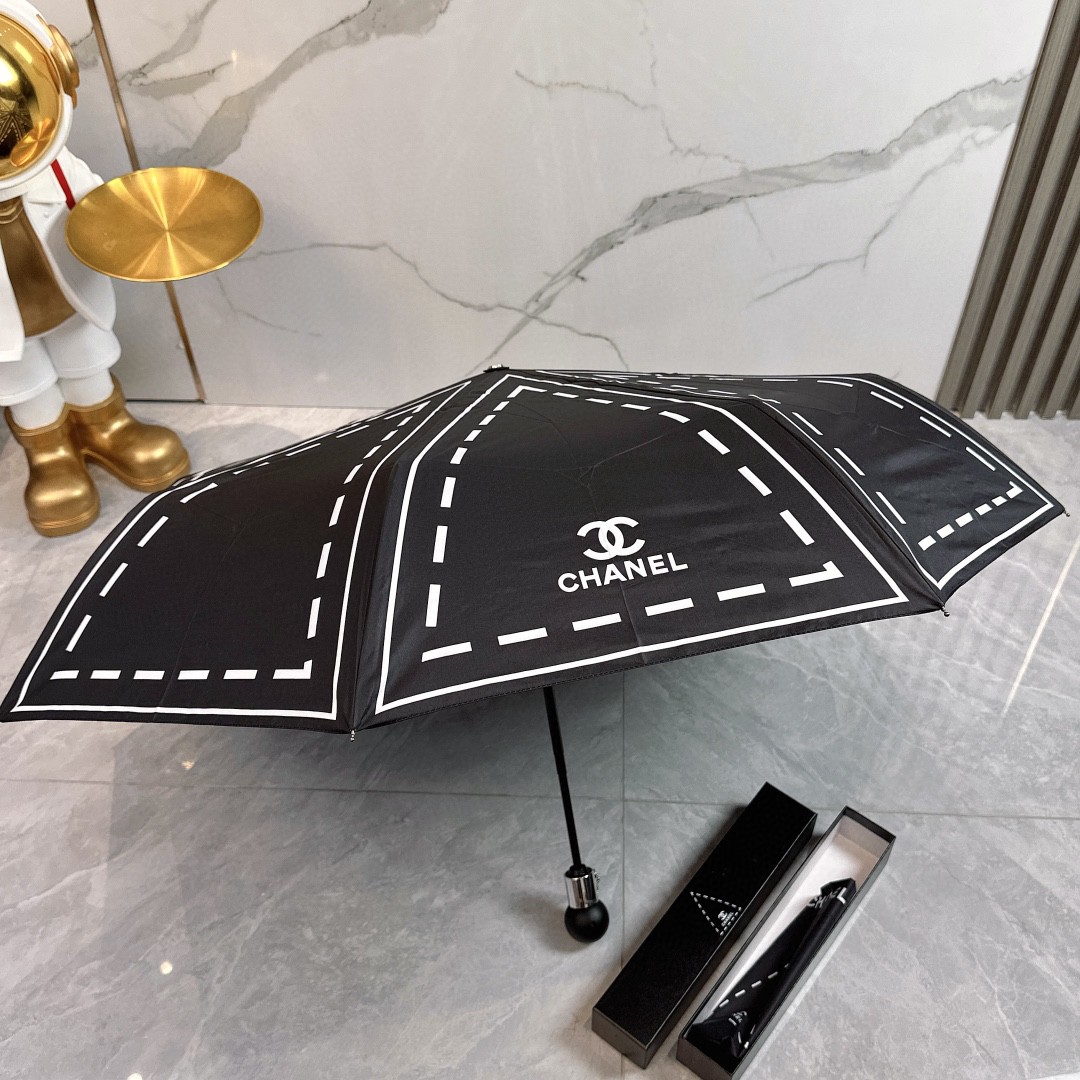 2024夏新品 シャネル 傘 UVカット 防熱 遮光