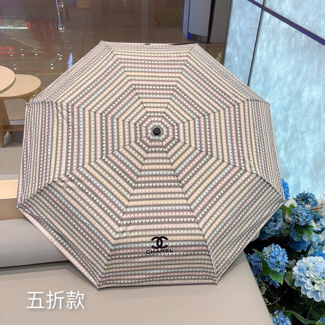2024夏新品 シャネル 傘 UVカット 防熱 遮光