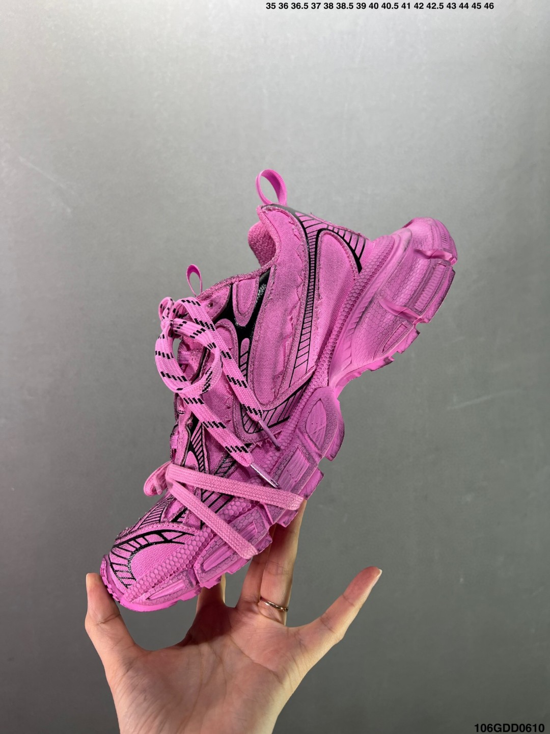 24SS バレンシアガ スニーカー/レースアップ 男女兼着