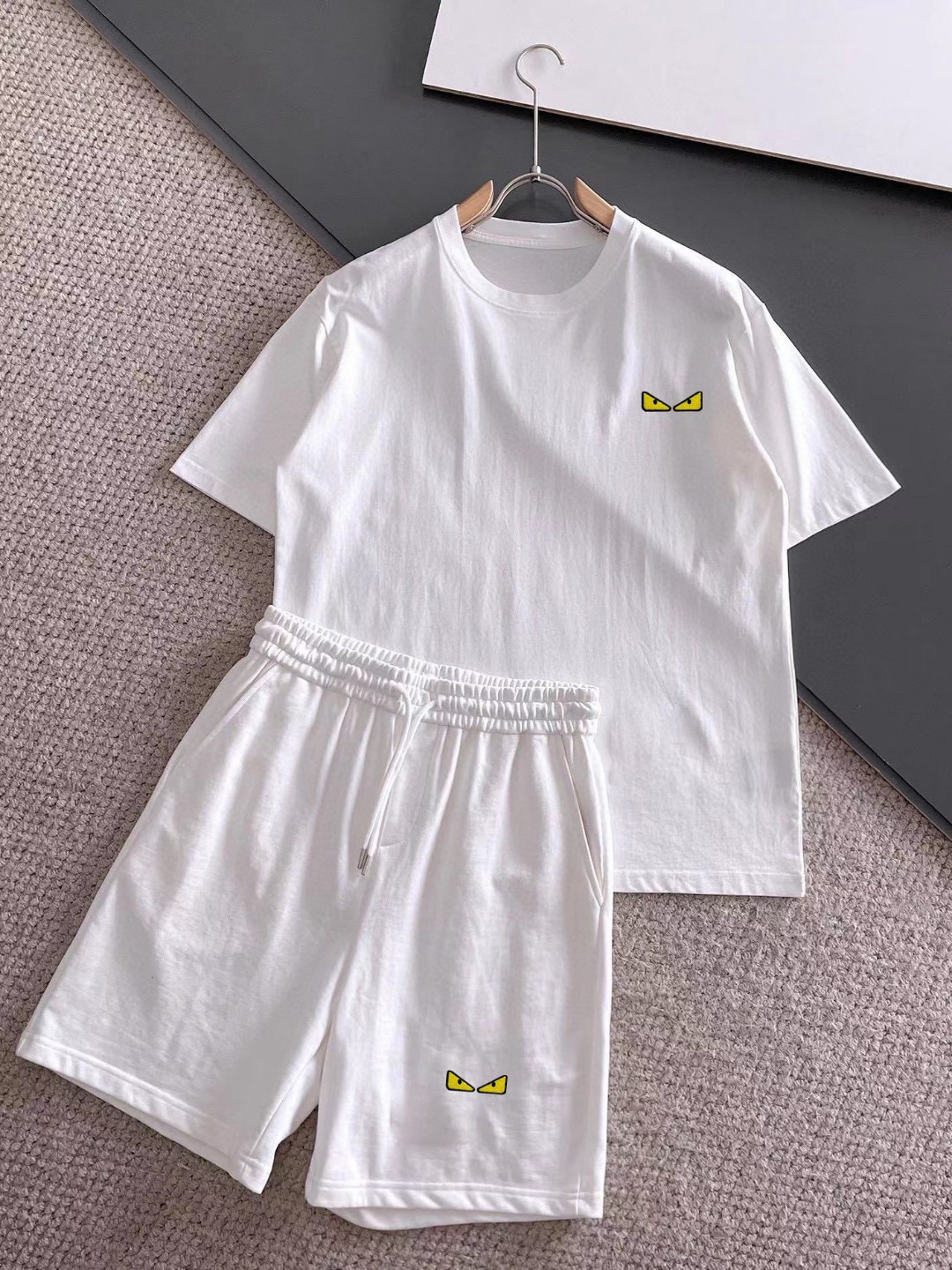 24SS夏/秋 フェンディ ウェットセットアップ 上下服