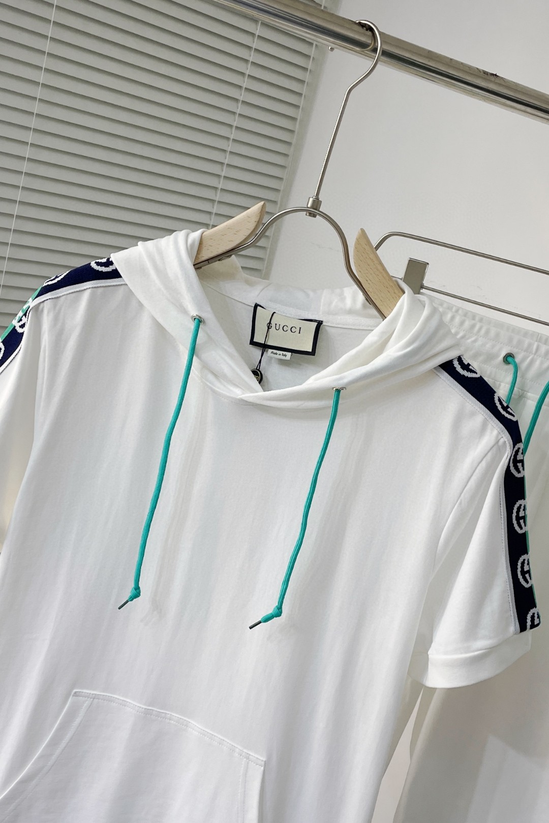 24SS夏/秋 グッチ ウェットセットアップ 上下服