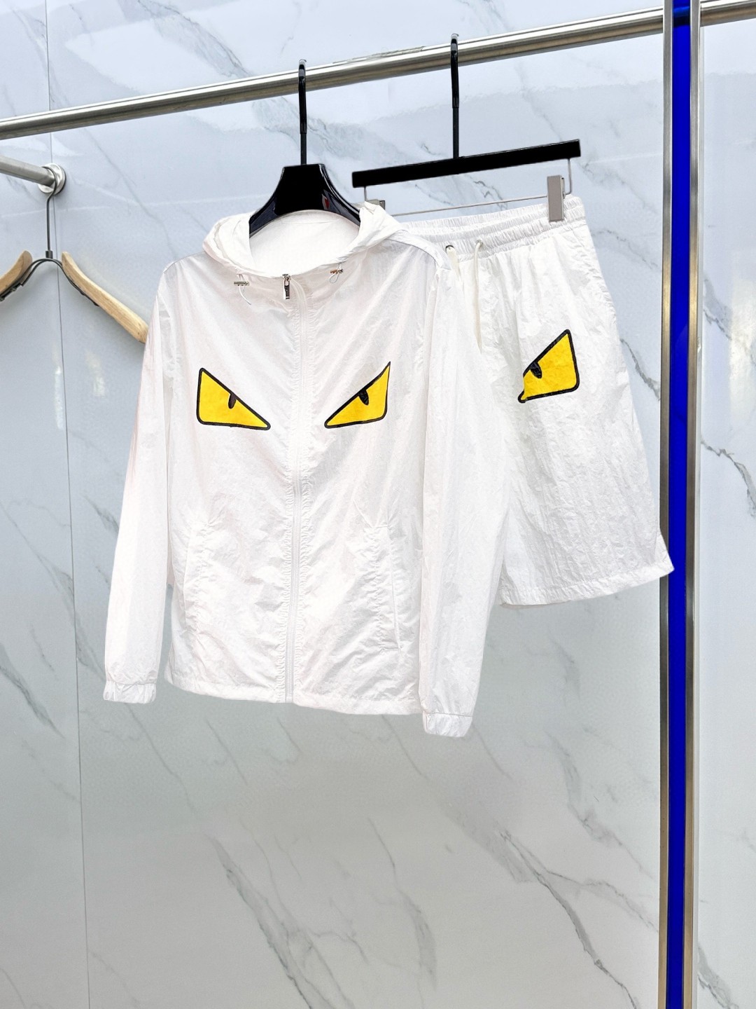 24SS夏/秋 フェンディ ウェットセットアップ 上下服