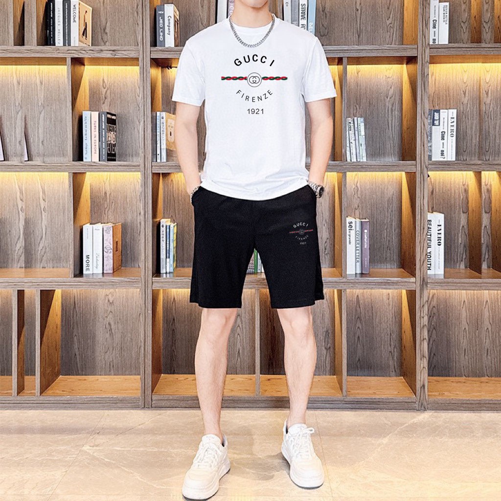 24SS夏/秋 グッチ ウェットセットアップ 上下服