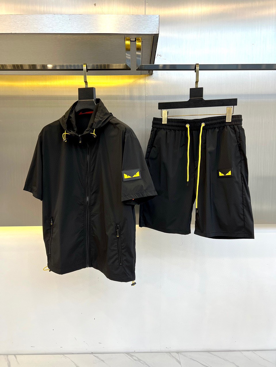 24SS夏/秋 フェンディ ウェットセットアップ 上下服
