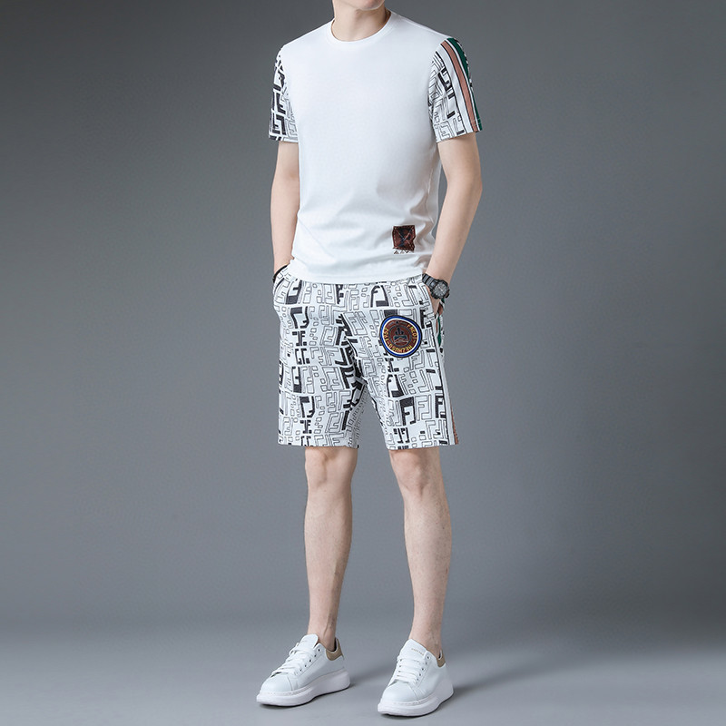 24SS フェンディスウェットセットアップ 上下服