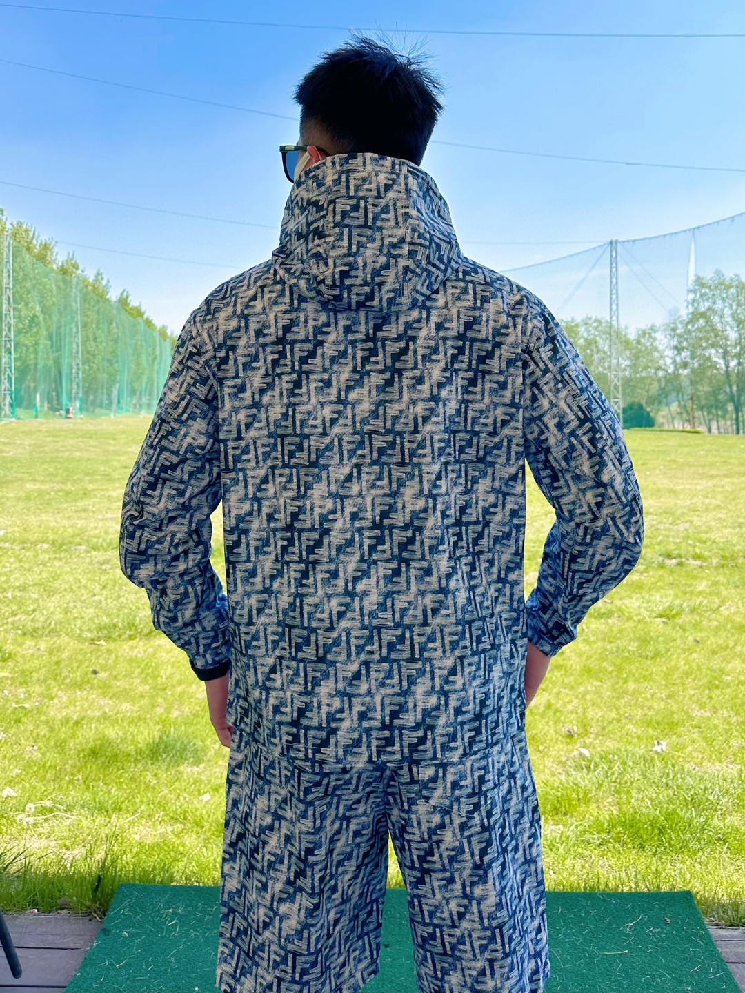 24SS夏/秋 フェンディ ウェットセットアップ 上下服
