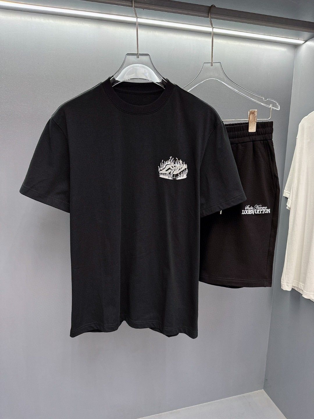 24SS ルイヴィトン スウェットセットアップ 上下服