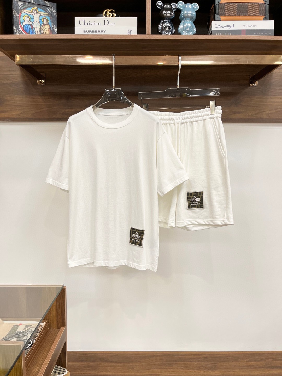 24SS夏/秋 フェンディ ウェットセットアップ 上下服