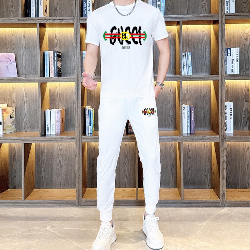 24SS夏/秋 グッチ ウェットセットアップ 上下服