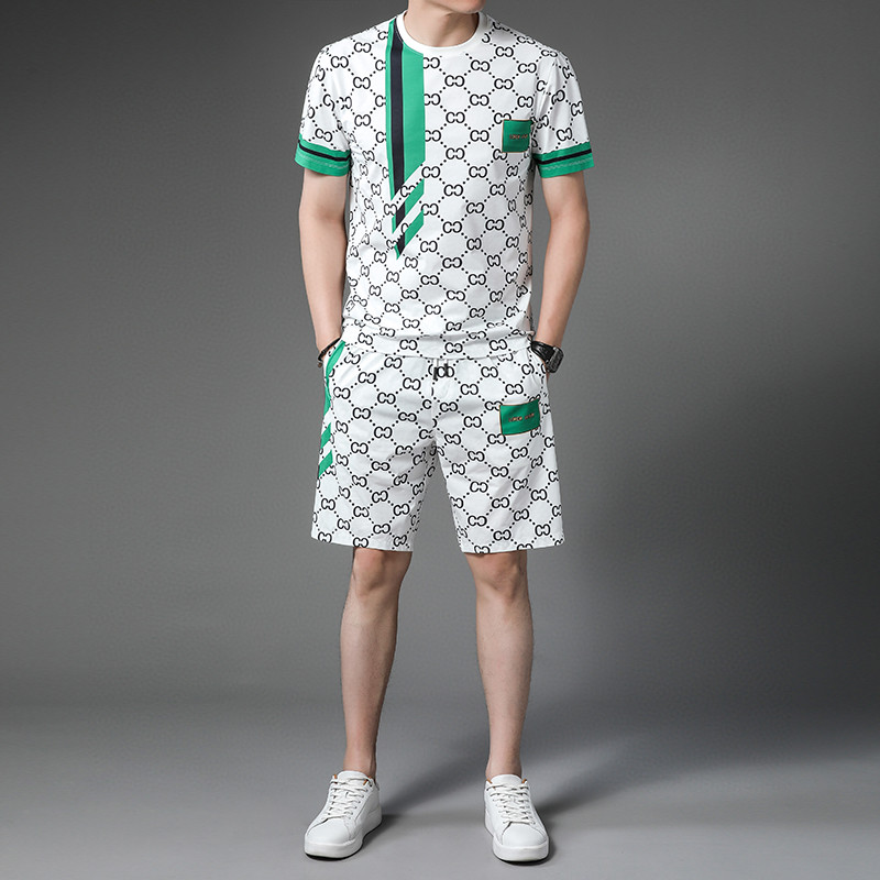 24SS グッチスウェットセットアップ 上下服